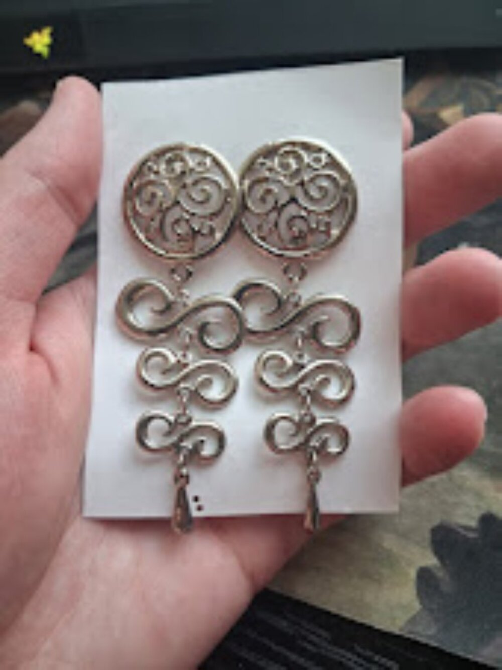 Unusual dangle earrings